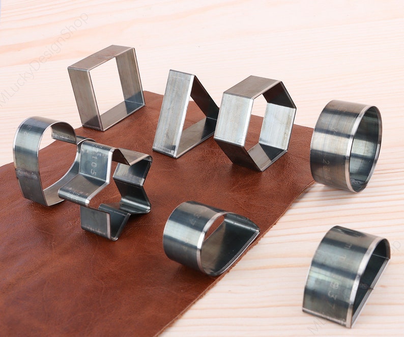 Shape Leather Cutting Dies Set Leather Punch Die Set Leather Etsy