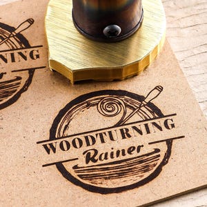 Branding iron for wood / Woodworking themed iron with custom signature / Branding iron / Fathers Day Gift