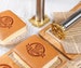 Custom Metal Stamp Heat Emboss Stamp / branding iron for food, cake branding / Personalized Meat Branding Iron for Food 