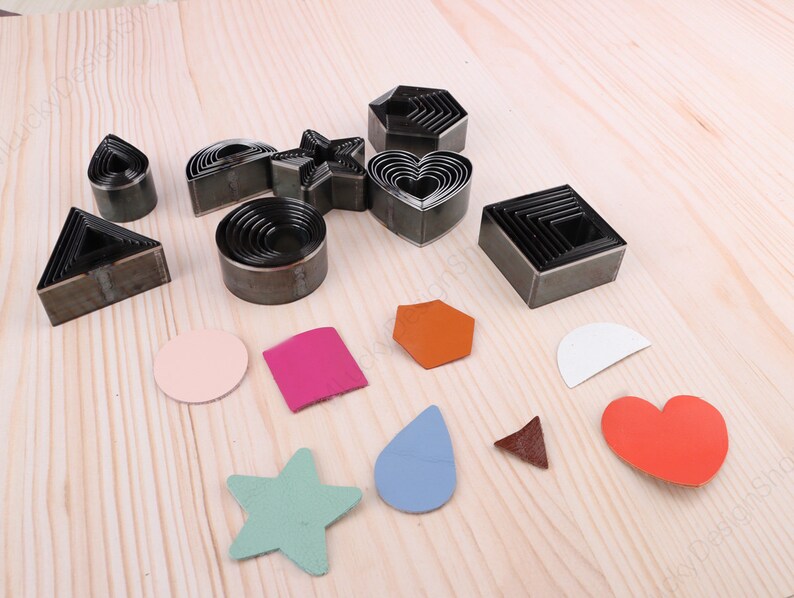 Shape Leather Cutting Dies Set Leather Punch Die Set Leather Etsy