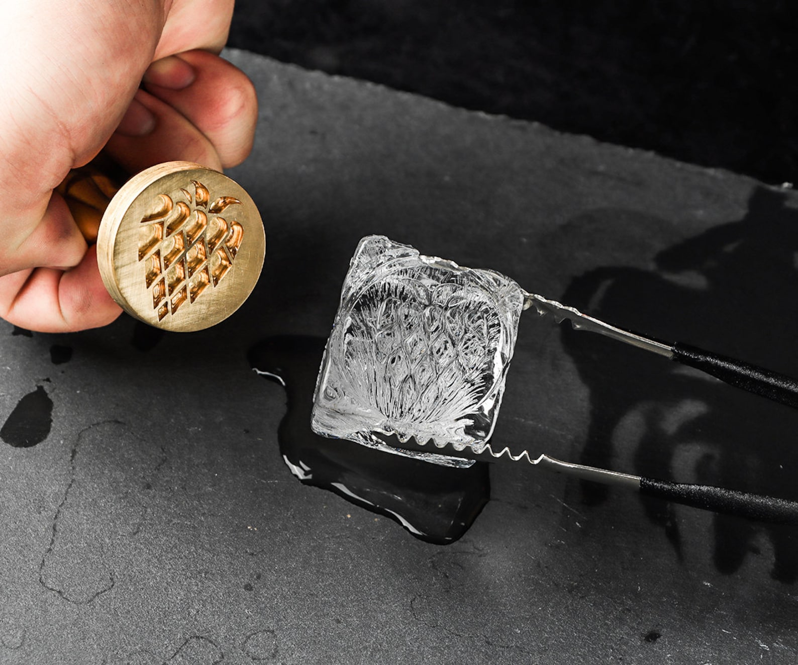 Custom Ice Stamp for Bar /custom Logo Ice Cube Stamp for Etsy