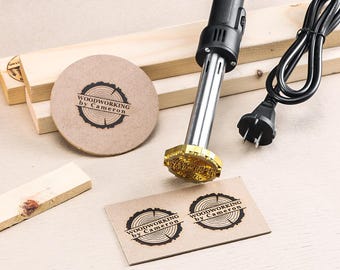 Custom wood burning stamp for woodworkers,Custom branding iron for wood, Electric wood Branding Iron, Gift For woodworker.