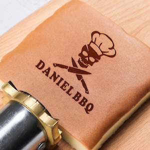 Custom electric branding iron,Customizable skull Branding iron,Electric brand iron,Custom branding iron for Burger,Steak,BBQ.
