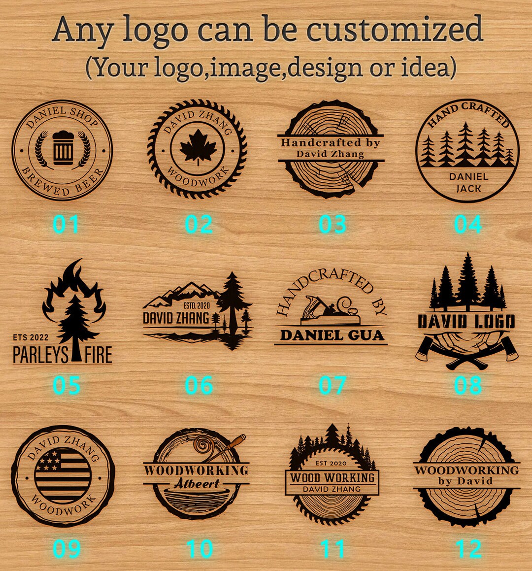 Customize Branding Iron, Personalized Wood Stamp, Leather Stamp