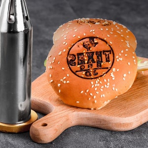 Burger branding iron,Customizable Texas theme logo,Burger Branding Iron,Custom electric branding iron for Food, Steak,BBQ.