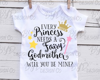 Proposition de fée marraine SVG : design princesse (téléchargement numérique)