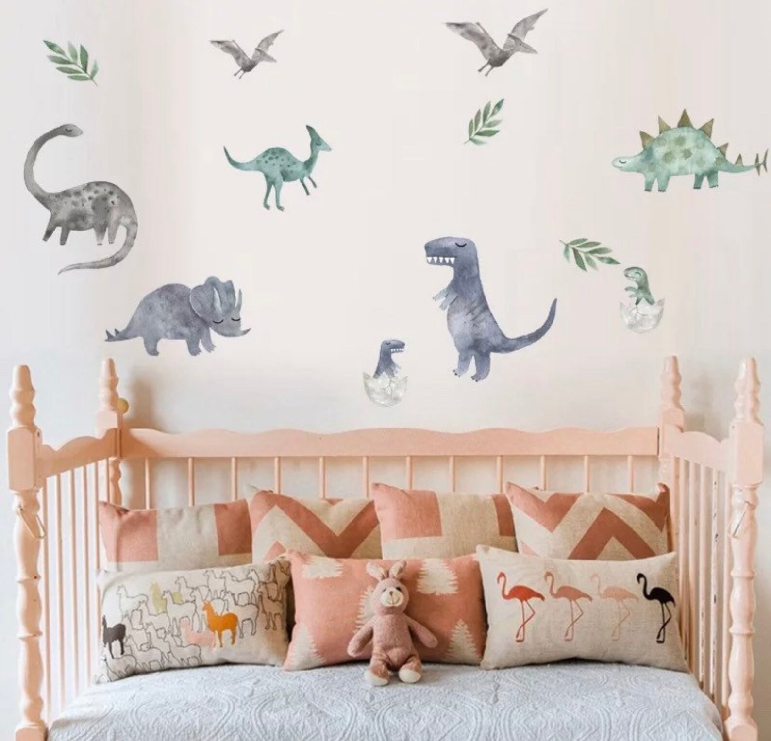Removable Dinosaur Wall Decals Playroom Wall Decor Wall Etsy