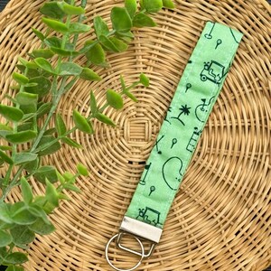 Llavero, llavero de pulsera, llavero de moda, regalo de auto nuevo, regalo para él, llavero de golf, idea de regalo única, llavero de tela