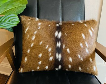 axis deer pillow