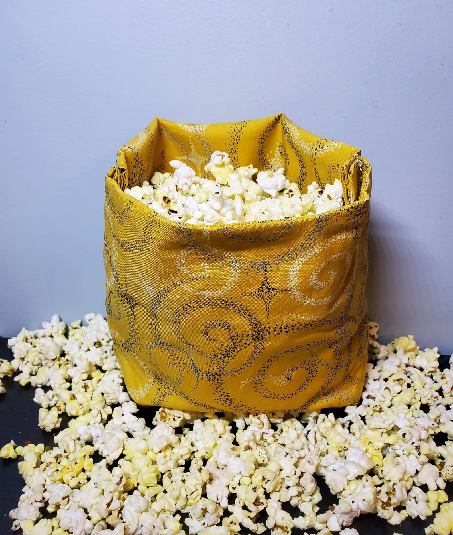 Reusable microwave popcorn bag. Reusable popcorn bag. Eco Etsy