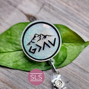 God is Greater Than the Highs and Lows Badge Reel-Religious Badge Reel-Christian Badge reel
