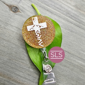 God is Greater Than the Highs and Lows Badge Reel-Religious Badge Reel-Christian Cross Badge reel