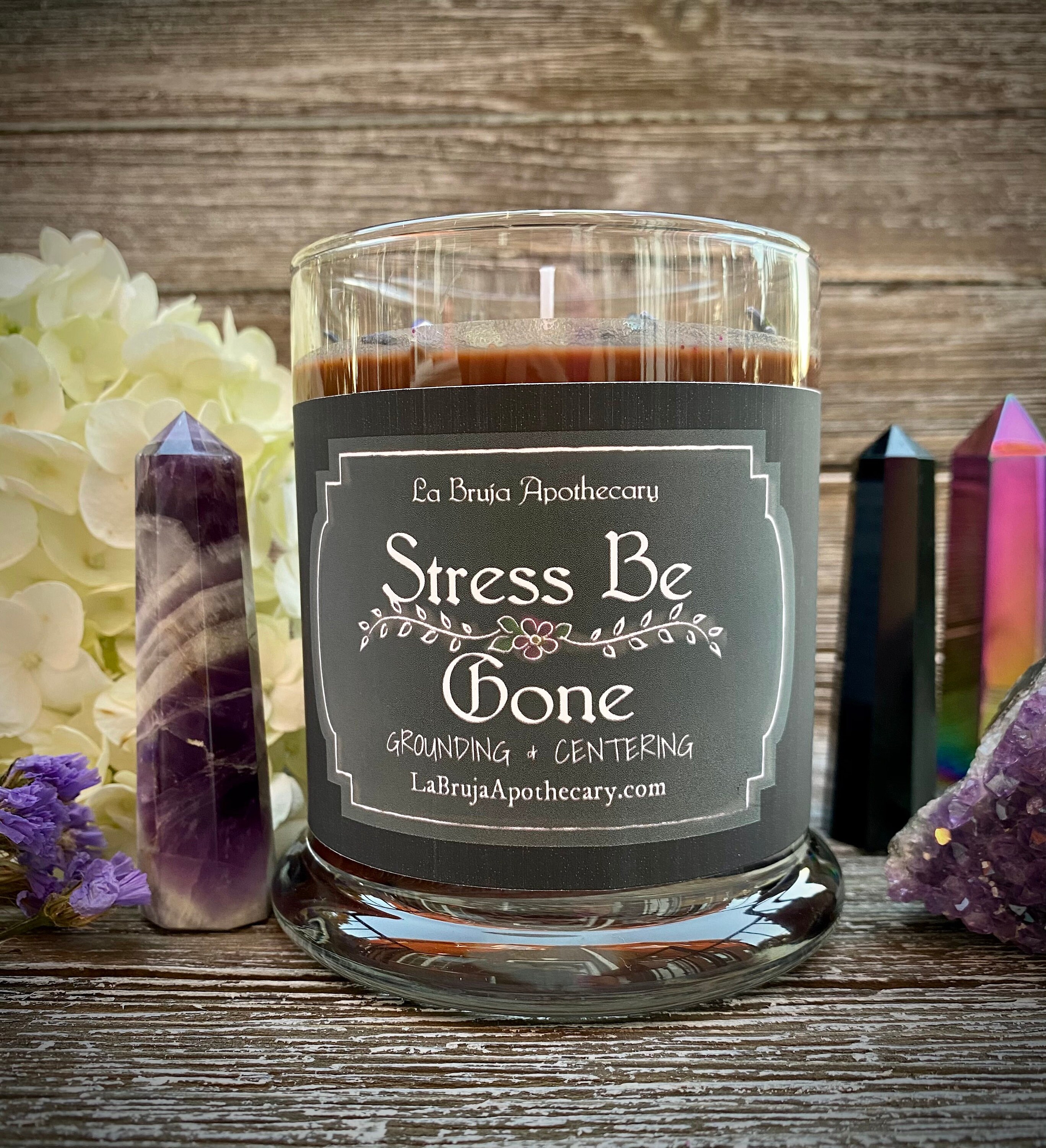 Stress Be Gone Anxiety Candle Mental Health Candle Stress Etsy