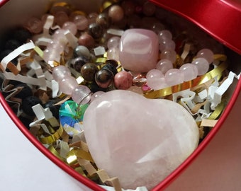 rose quartz bracelet set, 8mm beads, mothers day, gifts for her, pink