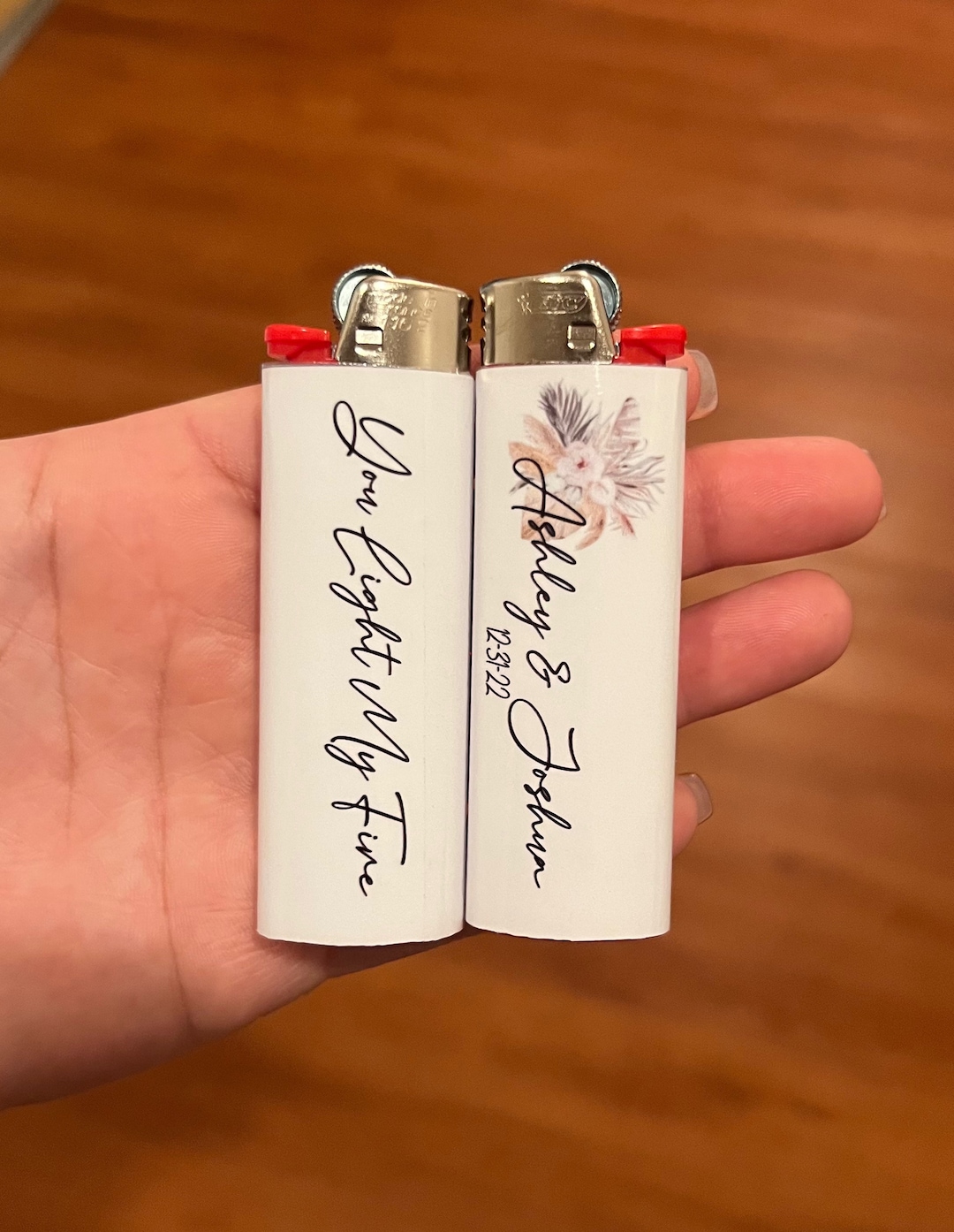 Wedding Favor Custom Lighters Etsy