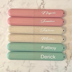 Personalized Toothbrush Case