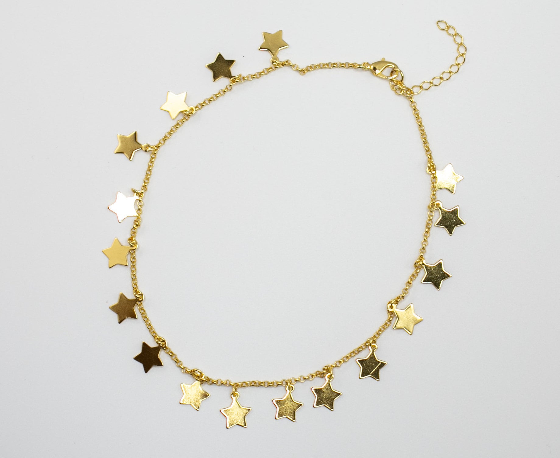 STARS necklace high quality gold filled or rhodium. With Etsy