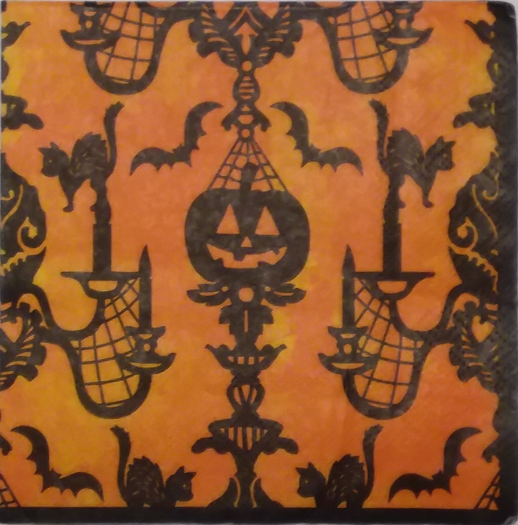 Halloween Decoupage Paper Napkins Halloween Napkins Etsy