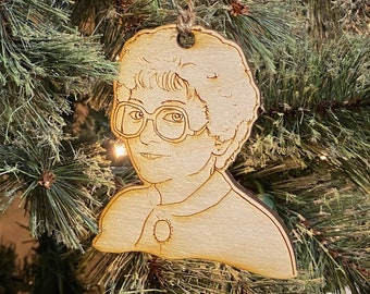 Sophia (Golden Girls) wooden Christmas ornament