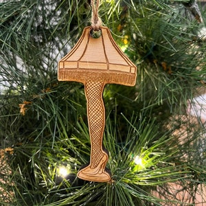 Leg Lamp (A Christmas Story)  wooden Christmas ornament