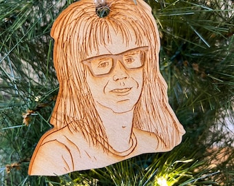 Garth wooden Christmas ornament