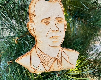 Forrest Gump Wooden Christmas ornament