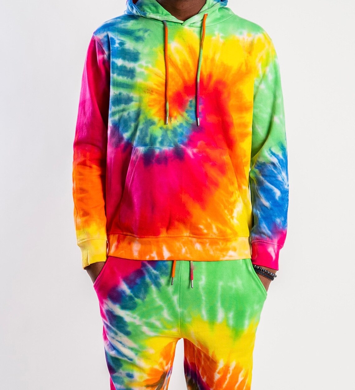 tie dye jogger set