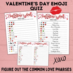 Valentines Day Picture Quiz Etsy