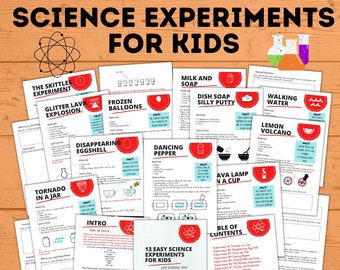 Kids Science Experiments | Kids STEM | Science Experiment Printables | Science Project for Kids | Science Experiment Sheet | Kids Science