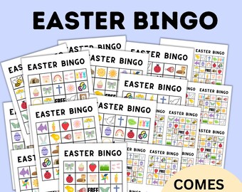 Easter Bingo | Easter Games | Easter Activity for Kids | Kids Bingo | Classroom Game | Kids Games | Easter Printables | Easter Dinner