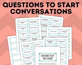 Ice Breaker Questions for Kids | Questions to Ask Kids | Get to Know you Questions for Kids | Kid's Question Cards