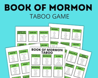 Book of Mormon Game | Youth LDS Game | Book of Mormon Activity | LDS Seminary Games | Youth Games | Church Games