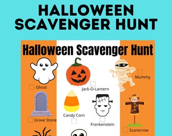 Halloween Scavenger Hunt for Kids | Halloween Activity for Kids | Kids Activities | Fall Activities for Kids | Toddler Activities