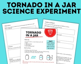 Tornado in a Jar Science Experiment for Kids | Easy Science for Little Kids | STEM Activities | Science for Kids
