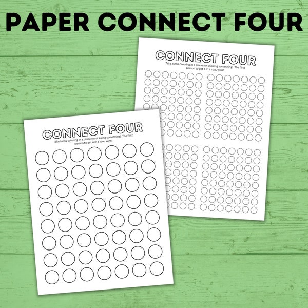 Connect Four Game | Kids Games | Paper Connect Four | Pen and Pencil Games | Travel Games | Paper Games | Party Games | Classroom Games