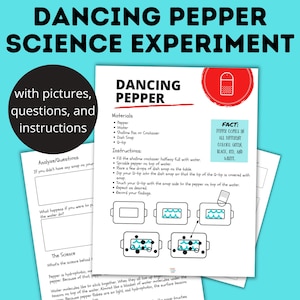 子どものための科学 | 子どものための STEM アクティビティ | ダンシング ペッパーの科学実験 | 子どものアクティビティ | 子どもの科学