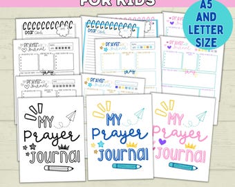Kids Prayer Journal Printable: Daily & Weekly Pages (PDF Download)