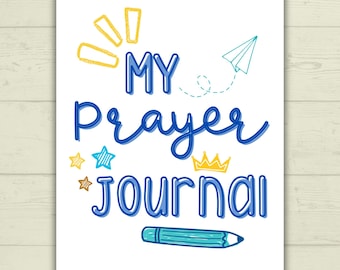 Printable Prayer Journal for Kids: Daily & Weekly Pages (PDF Download), Christian Gift, Notes, Kids Ministry, God, Sunday School