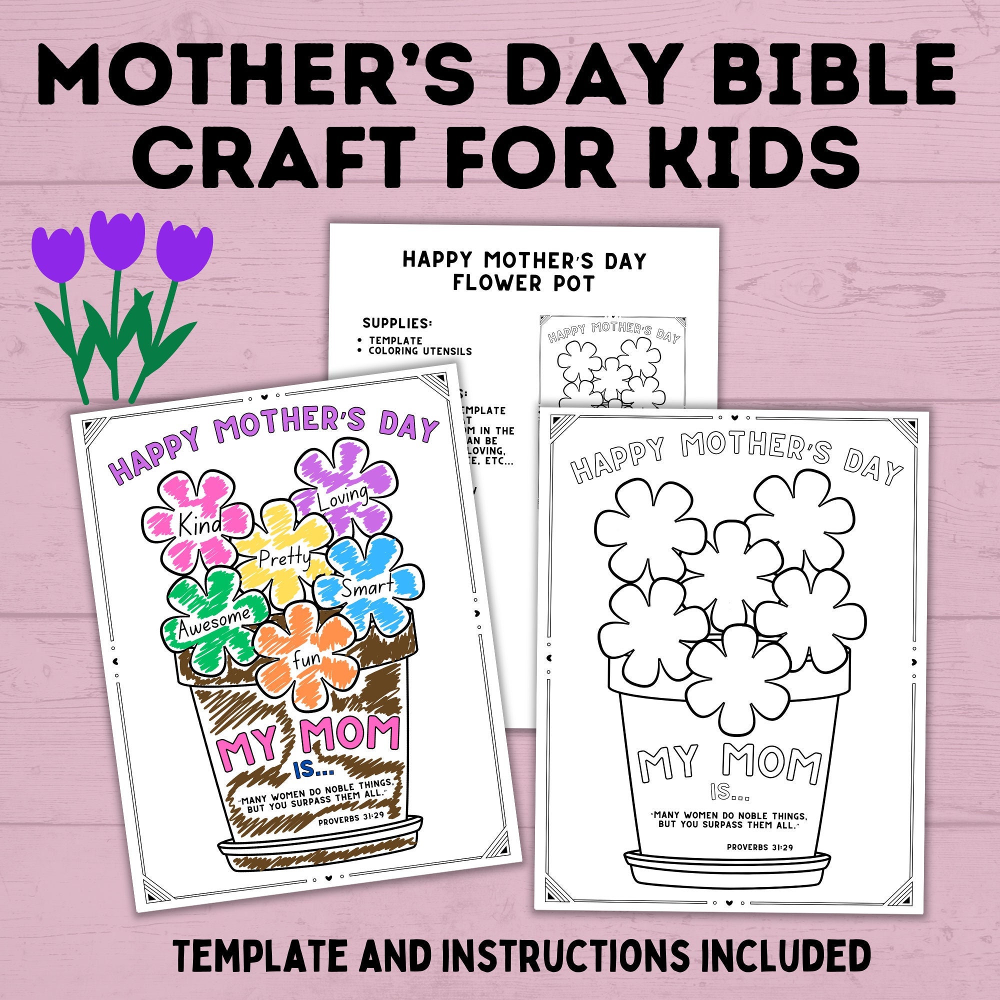 Happy Mothers Mother's Day Children's Church Ideas