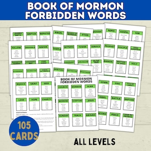 Book of Mormon Game | Youth LDS Game | Book of Mormon Activity | LDS Seminary Games | Youth Games | Church Games | Kids Games
