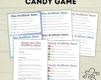 Gratitude Dice Game, Give Thanks Children Activities, Thanksgiving Printable Party, Gratitude Activity for Kids, Digital Download