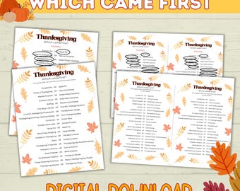 Thanksgiving Trivia Kids Game | Thanksgiving Party Game | Kids Digital Download | Kids Game | PDF download | Thanksgiving Activity Trivia
