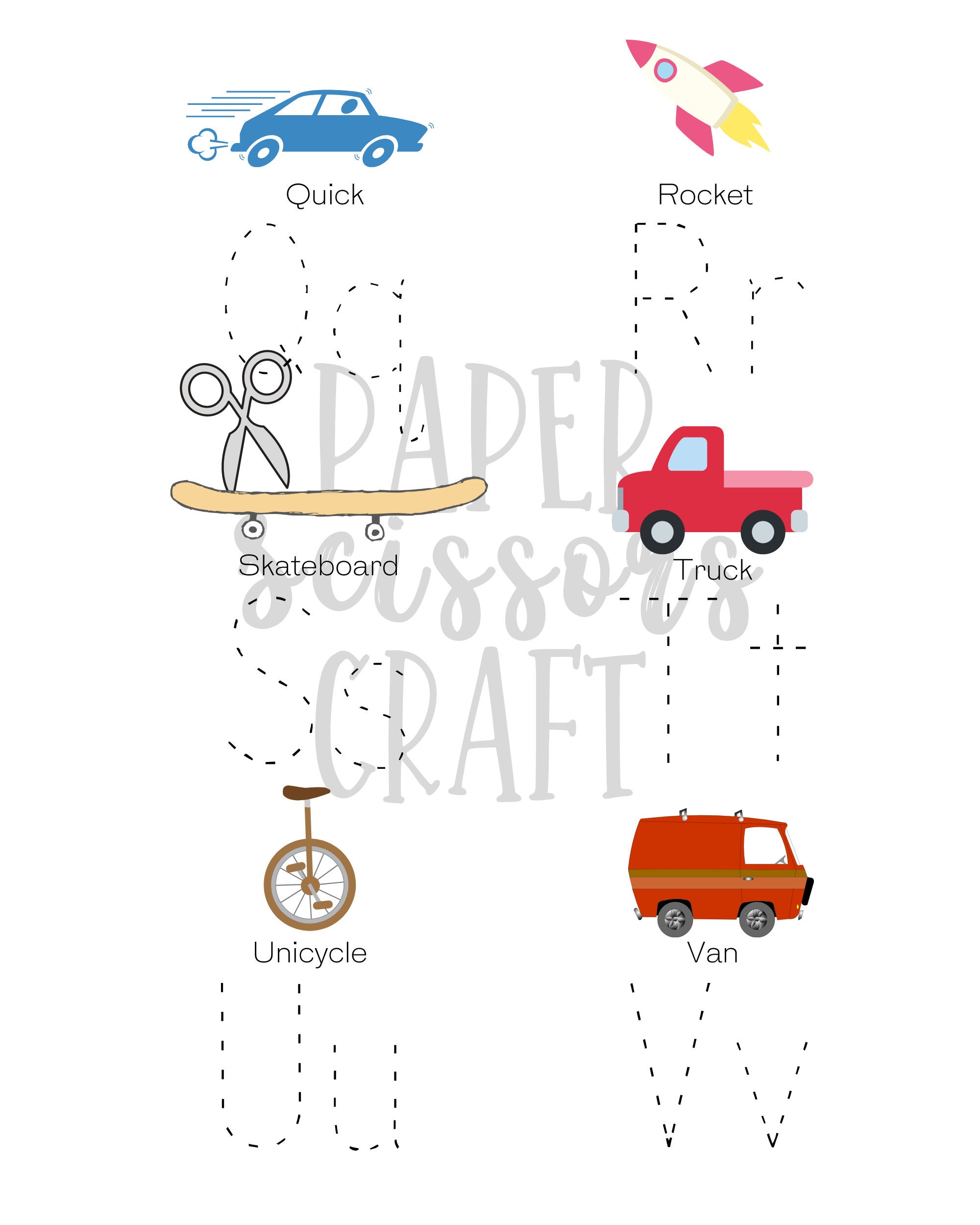 Practice Writing Letters Preschool Letter Practice | Etsy