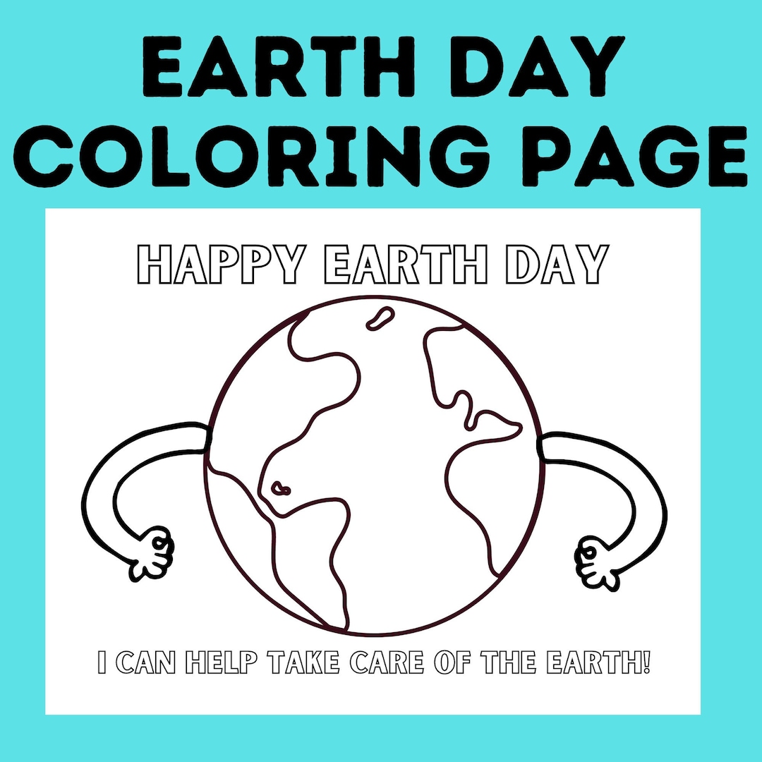 Earth Day Coloring Page for Kids Earth Day Activities Celebrate