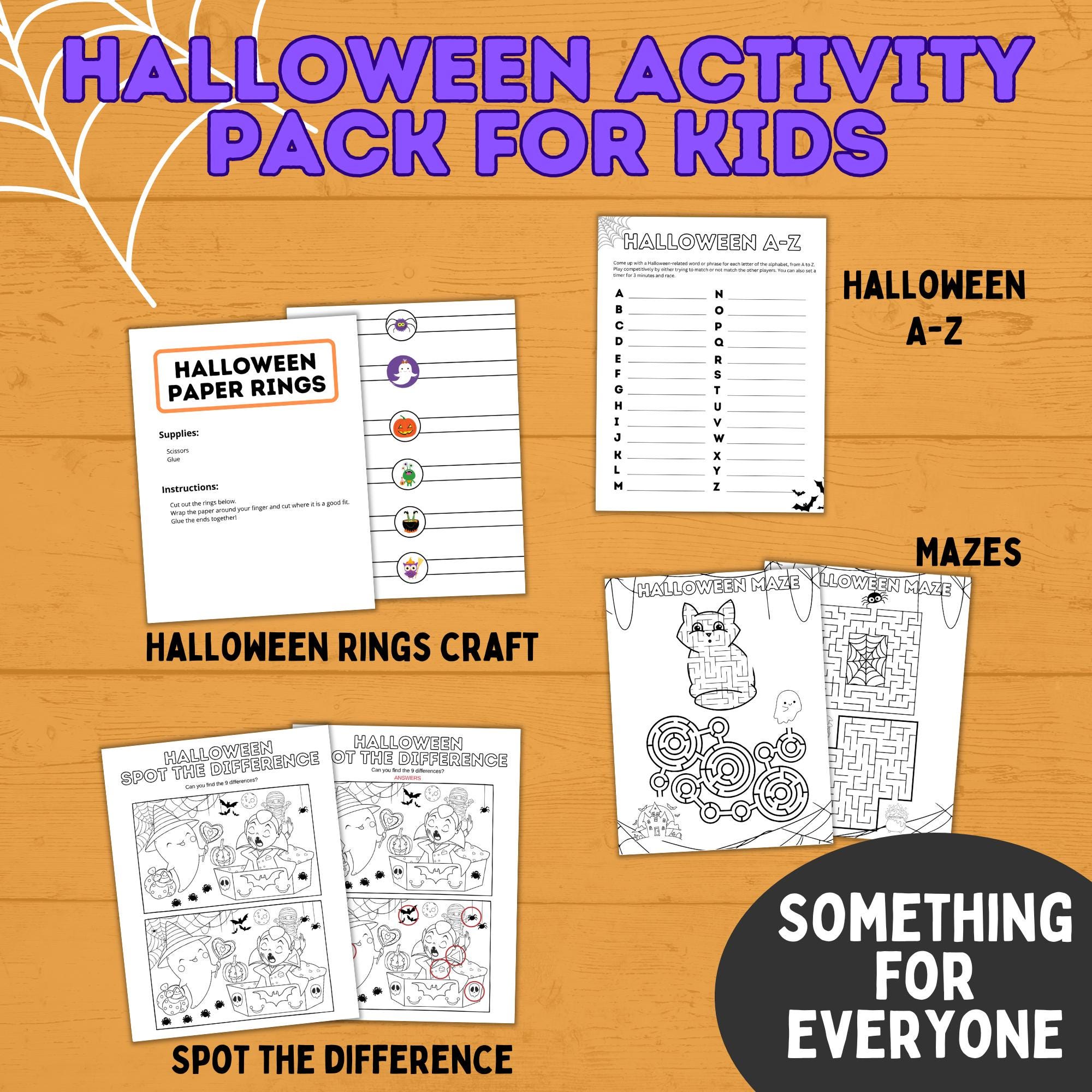 Halloween Activity Pack for Kids | Halloween Games | Halloween ...