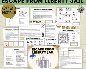Doctrine & Covenants Escape Room: Liberty Jail Game (PDF Download)