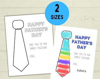 Father's Day Craft for Dad | Father's Day Printable | Father's Day Gift | Father's Day for Kids | Father Card | Card for Dad | Dad Craft