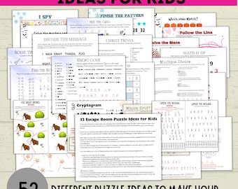 Escape Room Puzzle-Ideen: 52 Spiele zum Selbermachen (PDF Download)