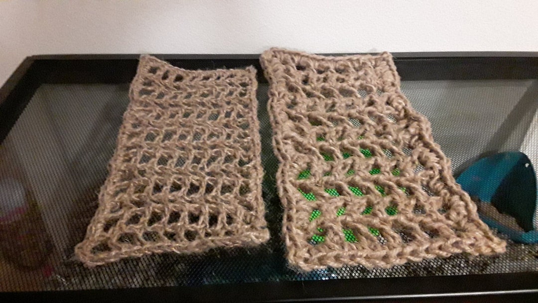 Crocheted Jute Climbing Net for Hermit Crabs Etsy