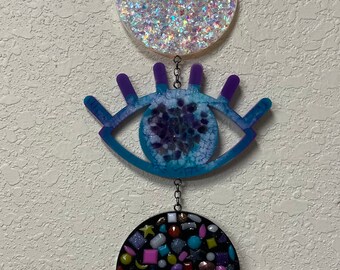 Moon Phase Eye Wall Hanging: Valentine